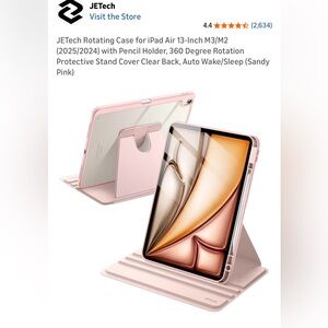 JETech Starlight Rotating Case for iPad Air 13-Inch. NWT